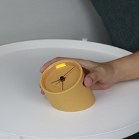 Zeiger Wecker für Kinder Kinder Nachttisch Uhr Einfaches Design Praktische wiederauf ladbare Nachtlicht Get-up Wecker