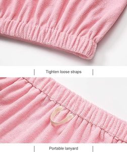 Serviette de bain absorbante en microfibre à séchage rapide avec logo personnalisé, idéale pour salon de beauté, spa et femmes - Product Image 6