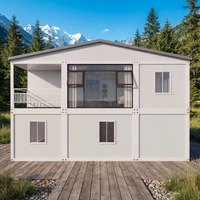 Villa conteneur préfabriquée MHY blanche avec balcon et grande fenêtre vitrée 20ft 40ft – Maison modulaire pour hébergement touristique