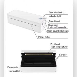 Impresora de Escritorio POS A401 2026, Impresora Térmica de Etiquetas de Papel A4 con Conexión Bluetooth para Exámenes Escolares, Viajes, Oficina y Hogar - Product Image 1