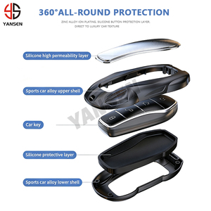 Funda Protectora de Silicona y Aleación de Zinc Antiarañazos para Llave de BYD Sealion 7, Seal U, DM-i, Song Pro, Dolphin, Accesorios para Llaves - Product Image 4