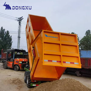 वाहन छोटे फार्म ट्रेलर ट्रैक्टर कृषि टिपर परिवहन बॉक्स मिनी टिप टिपर डंप ट्रेलर 7x14 सेमी ट्रेलर वाहन - Product Image 1