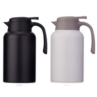 Hervidor Portátil de Gran Capacidad con Aislamiento Térmico de 24 Horas, Revestimiento de Acero Inoxidable 316 de Alta Calidad, 2000 ml, con Asa