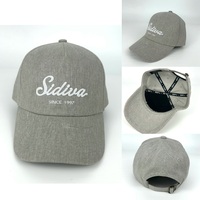 Casquette de baseball structurée à calotte haute avec logo personnalisé en relief 3D à motif à carreaux métalliques, visière rigide, casquette de sport décontractée