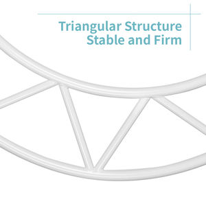 Prior Fitness 83cm Lyra Hoop Aéreo Yoga Aro Acrobacias Circo Rendimiento Luna Aro - Product Image 3