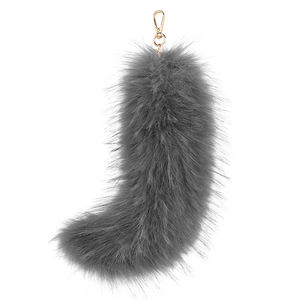 Vente en Gros de Faux Poils de Renard en <span class=keywords><strong>Fausse</strong></span> <span class=keywords><strong>Fourrure</strong></span> Accessoires Queue Multicolore - Product Image 2