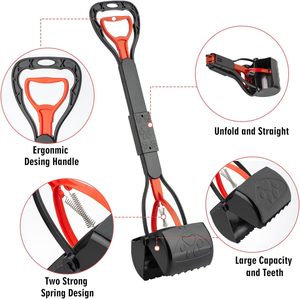 접이식 배변 수거 도구, 튼튼한 스프링 & 가벼운 무게, 노터치 강아지용 배변 스쿠퍼 - Product Image 5