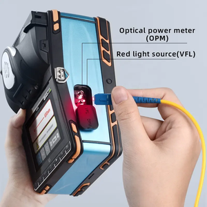 เครื่องเชื่อมต่อใยแก้วนำแสง K5 Mini แบบ 6 มอเตอร์ พร้อมระบบจัดตำแหน่งแกนกลาง  สำหรับงานเชื่อมต่อใยแก้วนำแสง  รองรับเครื่องมือวัด OPM และ VFL สำหรับเครือข่ายโทรคมนาคม 4G GPRS ได้รับการรับรองมาตรฐาน CE และ RoHS - Product Image 5