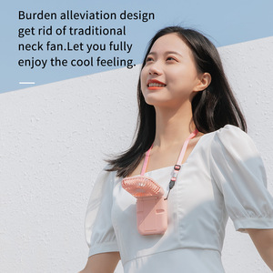 Custom Logo Mini Hand Fan Wrist Hanging Portable Fan Power Bank USB Rechargeable Manual <b>Car</b>/Outdoor Use Desk Handheld Air Cooler - Product Image 4