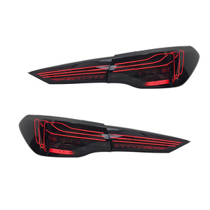 Nouvel ensemble de feux arrière pour BMW Série 4 G22 (20-23) M4 Restauration CSL, avec fonction de conduite et lentille rouge LED 12V, position arrière HLDZ-TL-BM-4series-00 - Product Image 5