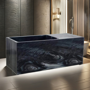 CUPC bak Spa berdiri bebas Hitam Modern bak mandi rendam es sejuk kulkas bawaan kolam dalam ruangan termasuk pengering - Product Image 1