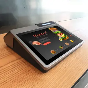 Z100 Chine Android Desktop Pos Machine Avec Imprimante Caisse Enregistreuse Pos Systèmes Logiciel Pour Supermarché