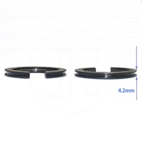 Tête de lampe E27 à E14 Anneau de conversion noir Anneau d'abat-jour en fer plastique Anneau réducteur de conversion