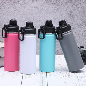 Yongkang Sports <b>Water</b> <b>Bottle</b> 304 Stainless Steel Vacuum Insulated Portable With Handle And Straw 500Ml - Product Image 1