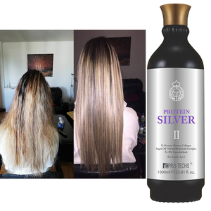 Traitement capillaire professionnel à la kératine argentée sans formaldéhyde et sans cruauté, pour <span class=keywords><strong>cheveux</strong></span> blonds, utilisation en salon, OEM Pro-techs - Product Image 2