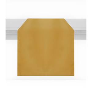 CHOU LINE Runner in cotone intrecciato 45x140cm Ocra Design Semplice - Product Image 1