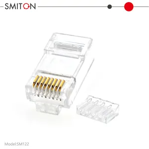 Computer Cable Plug Cat6 UTP RJ45 Connector Network With Insert