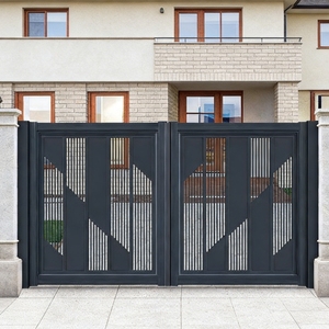 Portail Principal Personnalisable en Alliage d'Aluminium pour <span class=keywords><strong>Jardin</strong></span>, Modélisation 3D, Portillon Durable pour Maisons - Product Image 1
