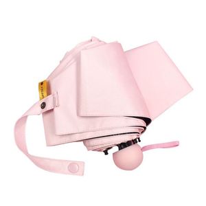 Petit parapluie de poche soleil et pluie pour femme, parapluie compact portable, 6 baleines, mini parapluie pliant léger - Product Image 2