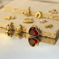 Vintage minimalistische hartketting Hypoallergene roestvrijstalen hanger Unisex Dames Heren Verjaardag Valentijnsdag