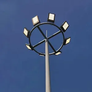 China Supplier Factory Fashion design Decorative 35 m High mast light outdoor high mast road light pole