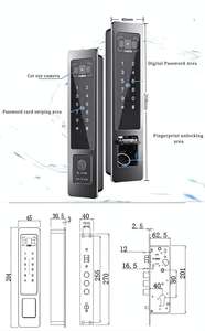 أوتوماتيكي بالكامل مضاد للماء للمنزل مضاد للسرقة شاو مي ذكي وقفل للباب - Product Image 6