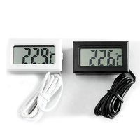 Termómetro Higrómetro Digital con Pantalla LCD, Sensor de Temperatura Interior Conveniente