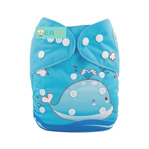 ALVABABY produce pannolini di stoffa per bambini con stampa animalier impermeabile di vendita calda per neonati e ragazze - Product Image 1