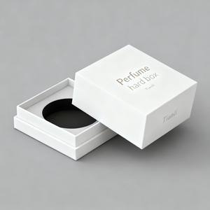 صندوق عطور فاخر مكون من قطعتين للبيع بالجملة، مع طباعة مخصصة وقاعدة من الفوم EVA وغطاء - Product Image 3