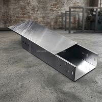 Cannelle porte-câbles en acier inoxydable pour centre de données et salle blanche, installation sans outil par clipser, largeur réglable, résistant à la corrosion