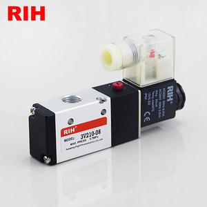 única de/de Control eléctrico de válvula neumática AC220V 3 vías 2 posiciones 3/2 solenoide operada por aire Válvula de - Product Image 4