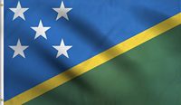 Drapeau national des îles Salomon en polyester 100 %, 3x5 pieds, pour décorations extérieures, vente en gros, nouveauté