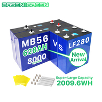 Sel Baterai LFP MB56 628Ah Grade A 3.2V Isi Ulang untuk Penyimpanan Energi Rumah