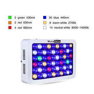 ไฟ LED สำหรับตู้ปลา 180W ปรับความสว่างได้ สเปกตรัมเต็ม สำหรับตู้ปลาปะการังและอุปกรณ์ตู้ปลา ไฟสำหรับตู้ปลา - Product Image 3