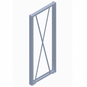 Support latéral Fami 1300X2510 H RAL7000 pour support structurel - Product Image 3