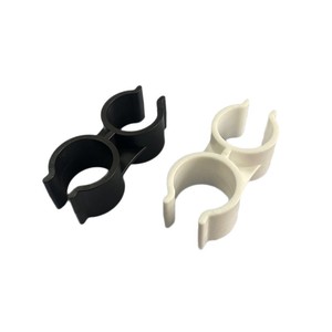 Pvc Butterfly <b>Pipe</b> Clamp <b>25Mm</b> 1/2 In Rigid Double <b>Clip</b> For Water Plumbing Fittings Accessory - Product Image 1