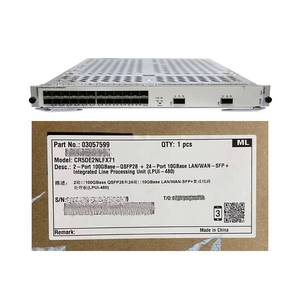 100GBase-QSFP28 2พอร์ต + 24พอร์ต LPUI-480 03057599 CR5DE2NLFX71 - Product Image 1