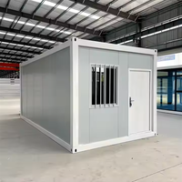 Maison modulaire en conteneur, maison préfabriquée pour dortoir de travailleurs sur chantier