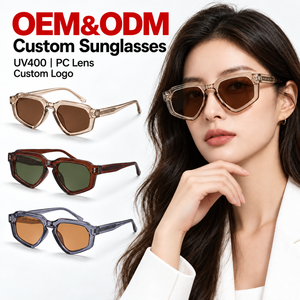 Sunray Propionate Acetate Frame Multi Side Rim Pin Insert Arm <b>Sunglasses</b> For Men And Women Euro American Trend Wear - Product Image 1