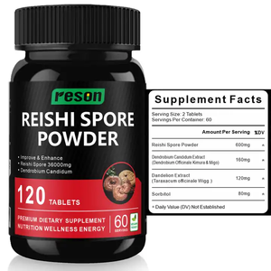 Suplemento Herbal Tablet <span class=keywords><strong>Reishi</strong></span> Extrato Natural Ganoderma Lucidum Cápsulas De Cogumelo <span class=keywords><strong>Reishi</strong></span> - Product Image 2