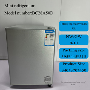 Nuevo Refrigerador Compacto Portátil de Acero Inoxidable con Compresor, <span class=keywords><strong>Mini</strong></span> <span class=keywords><strong>Nevera</strong></span> de Una Puerta de Alta Calidad para Uso Doméstico y Comercial - Product Image 2