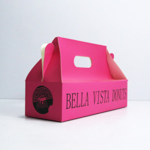 Wholesale Custom Printed Mini Donuts <b>Boxes</b> Logo Customized Donuts Paper Packaging <b>Boxes</b> with Window - Product Image 5