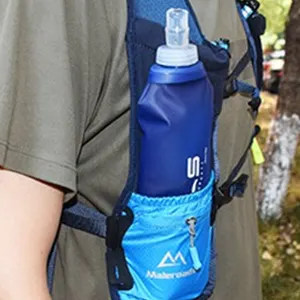 Custom Folding Water Bottle TPU Camping Collapsible Soft Flask Water Bottle for Sport