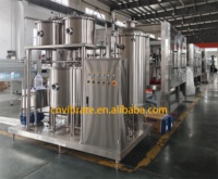 VBJX commercial 500lph mélangeur gaz co2 boisson gazeuse fabricant distributeur de mélange carbonate gazéifié machine
