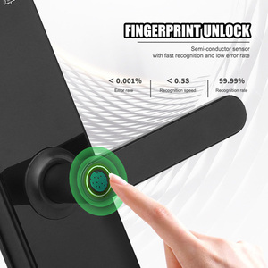 Bán hot giá rẻ giá phổ sắt thép thông minh vân tay khóa cửa - Product Image 3