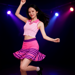 Tc405 Abbigliamento da Ballo per Donne, Top in Spandex e Poliestere con Stampa a Sublimazione, Taglia Adulto Disponibile - Product Image 2