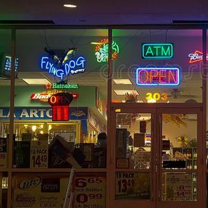 ATM Neon LED Bank Cash Machine Indoor Hanging <b>Sign</b> Night Street Indicator Ambient Light Glowing <b>Sign</b> Billboard Customizable - Product Image 6