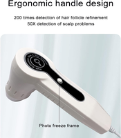 Détecteur de follicules pileux du cuir chevelu, analyseur de peau HD 10 pouces, 50X 200X, tout-en-un pour salon de coiffure et institut de beauté, livraison en 3-7 jours