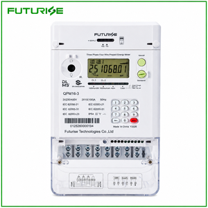 Contatore Elettrico Intelligente Trifase STS con Tastiera, Prepagato, Uplink 4G/GPRS, Modulare <span class=keywords><strong>AMI</strong></span>, PLC-CIU, RS485, Display Digitale - Product Image 1