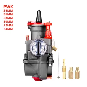 Carburateur de course PWK 24 26 28 30 32 34 24mm 26mm 28mm 30mm 32mm 34mm pour moto ATV Pit Dirt Bike ATV Quad carburateur